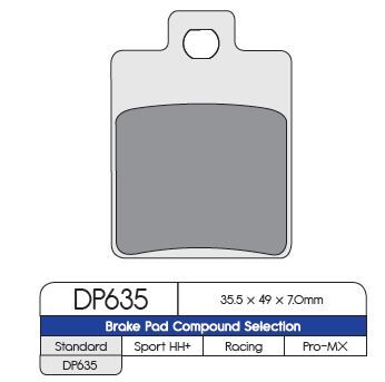 DP Brakes Frein Plaquette Ben Piag Gil Mal