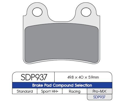 DP Brakes Frein Plaquette Bet Essence Sher