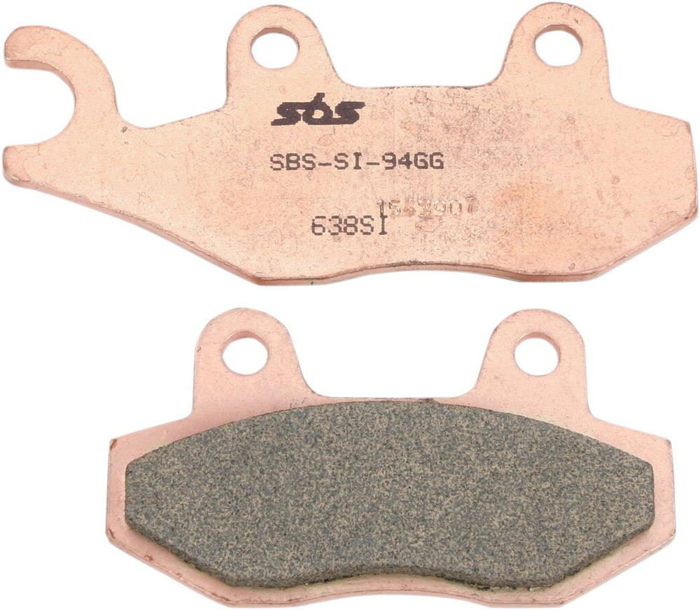 Plaquettes de frein fritté métal SBS Sint/car Off — réf 17211578