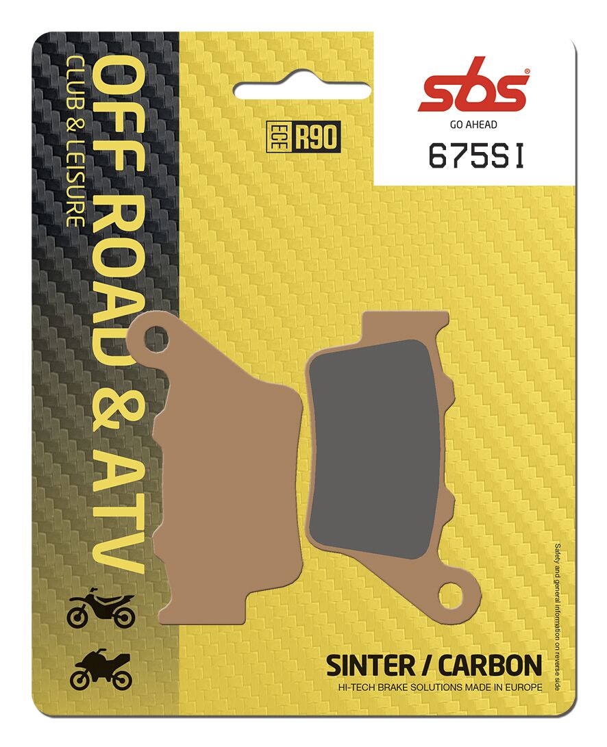 SBS Frein Plaquette Sint/car Off