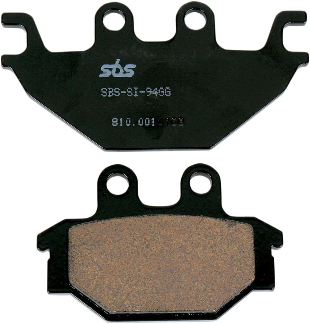 Plaquettes de frein fritté métal SBS Sint/car Off — réf 17211637