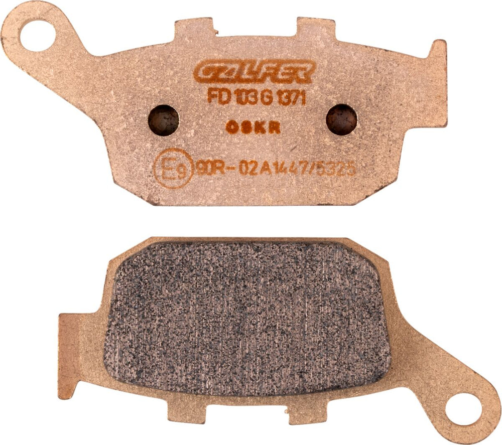 Plaquettes de frein fritté métal Galfer Sintered pour Buell XB12R, Buell XB12S, Buell XB12SS et 22 autres modèles — réf 17212379