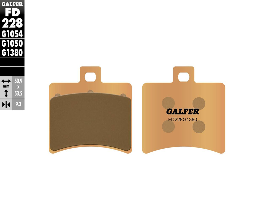 Galfer Plaquettes de frein frittées HH