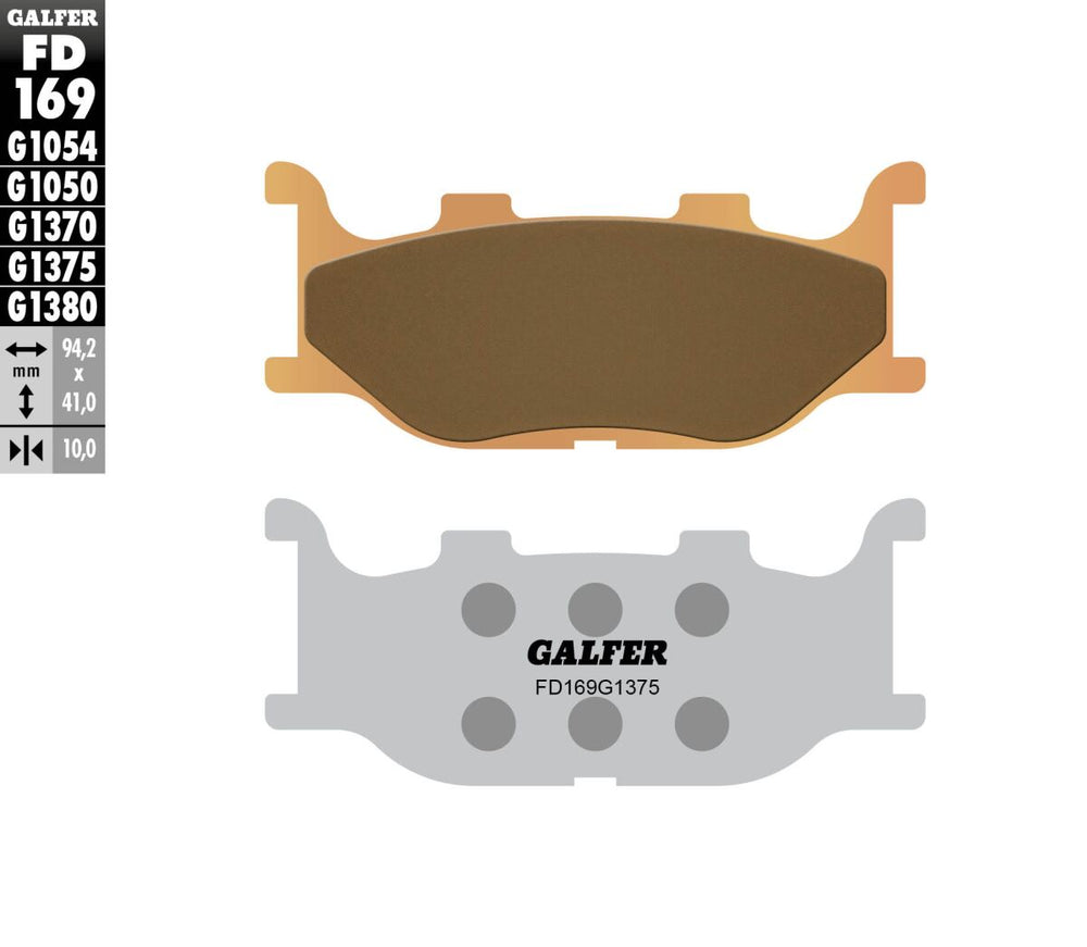Galfer Plaquettes de frein frittées HH