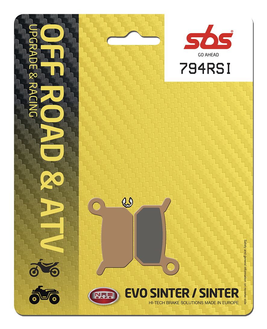 Plaquettes de frein fritté métal SBS Sint Off Course — réf 17213292