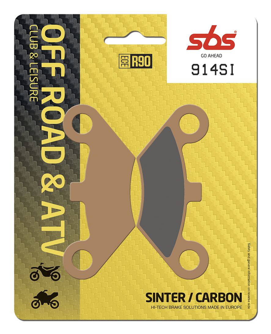 SBS Frein Plaquette Sint/car Off
