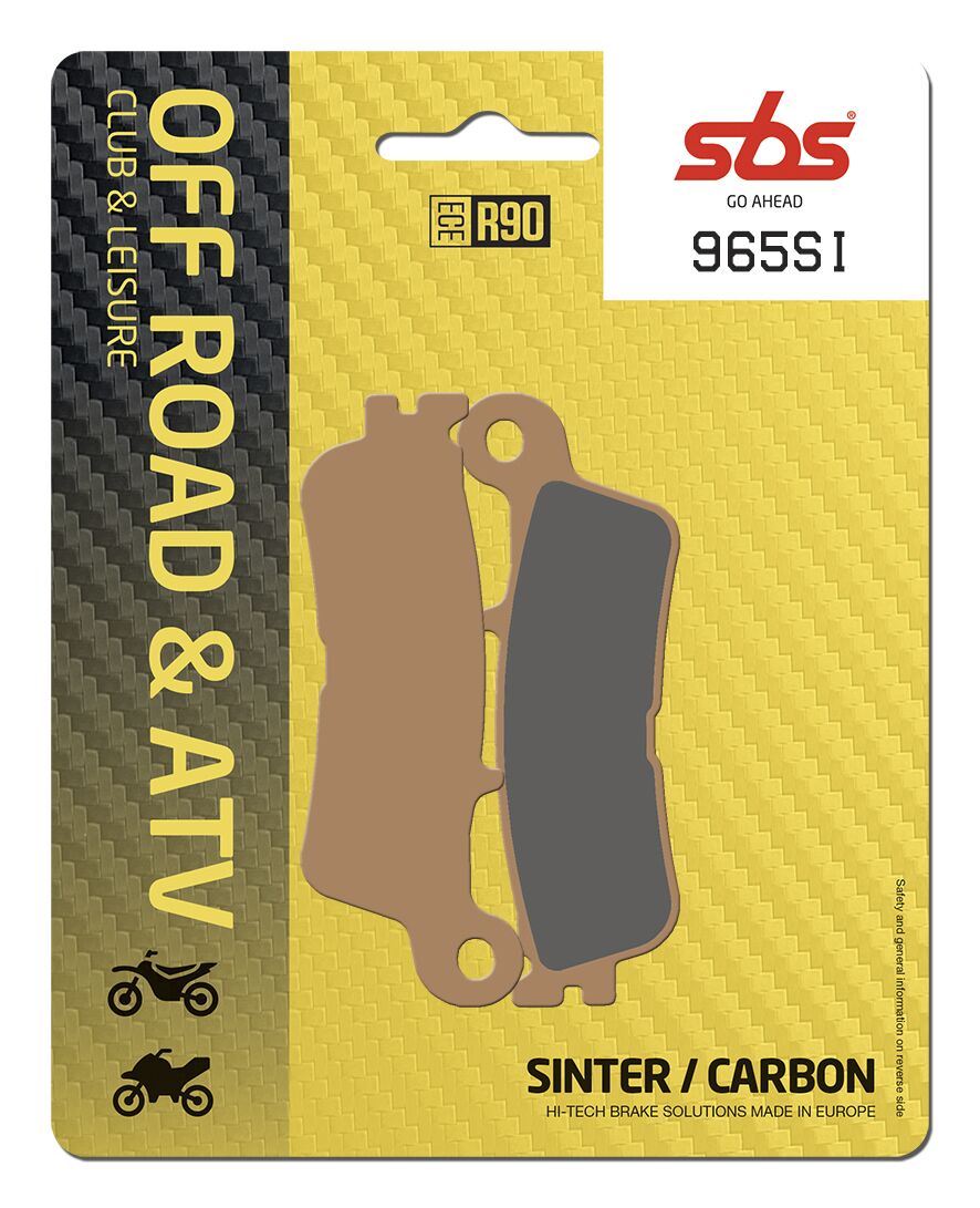 SBS Frein Plaquette Sint/car Off