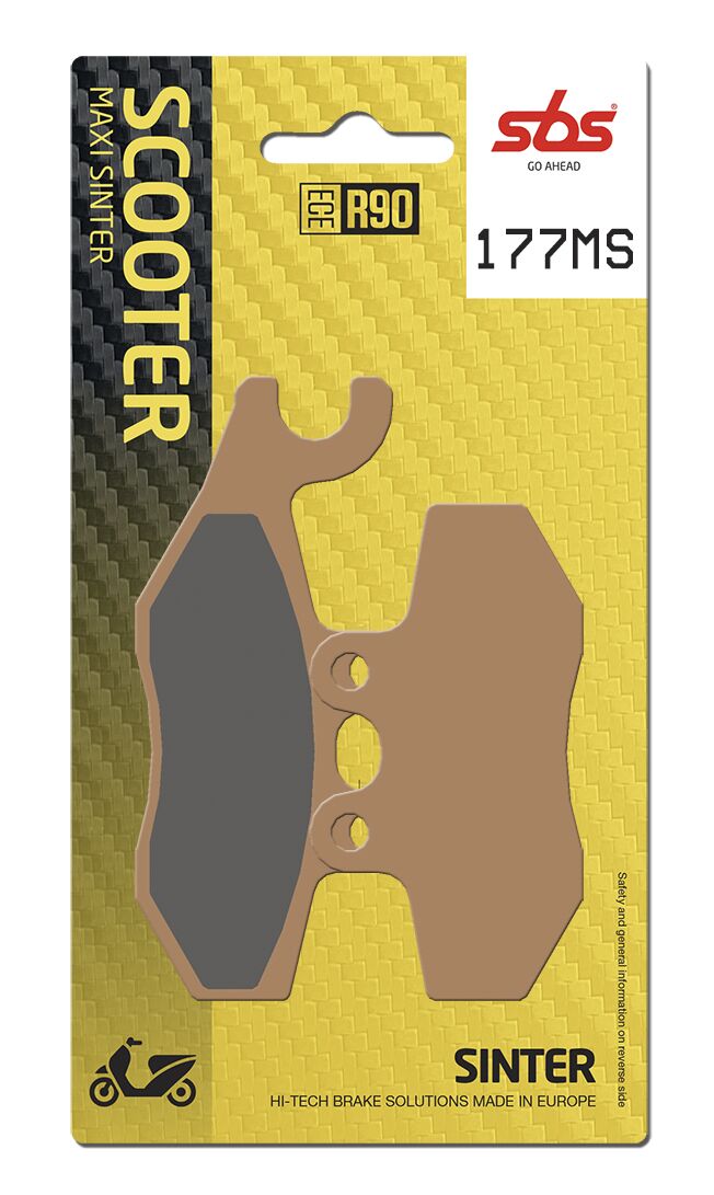 Plaquettes de frein fritté métal SBS Sint Scoot — réf 17213339