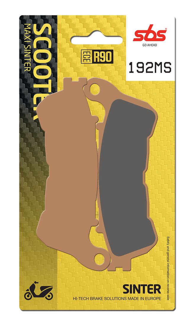 Plaquettes de frein fritté métal SBS Sint Scoot — réf 17213354