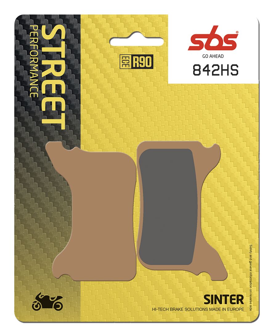 SBS Plaquettes de frein avant frittées HS Street Excel