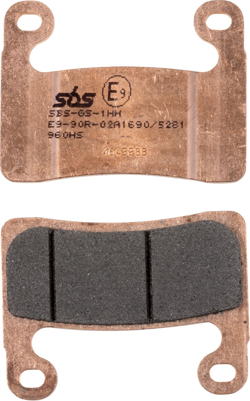 Plaquettes de frein fritté métal SBS Sint FR — réf 17213481
