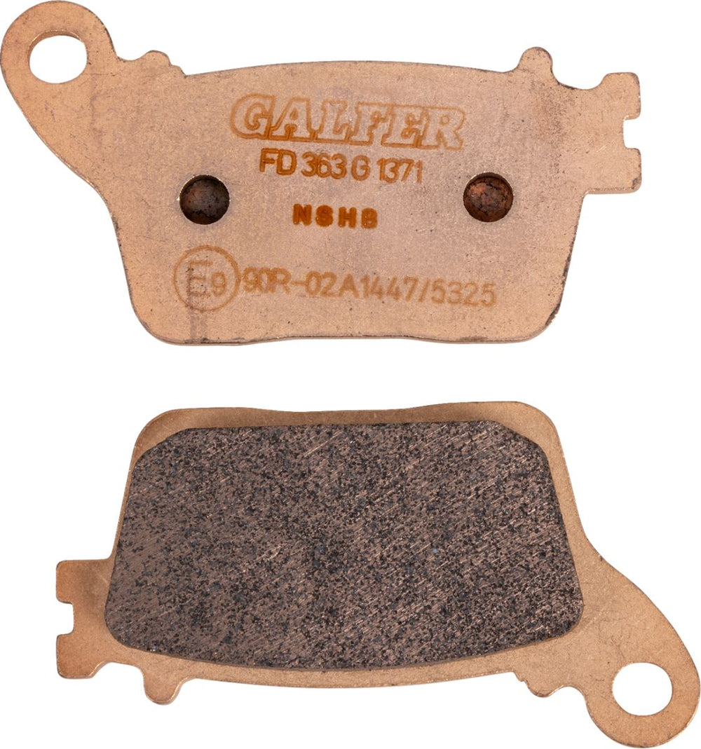 Plaquettes de frein Galfer Sintered pour Honda CB 1000 ABS, Honda CB 1000 SP2 ABS, Honda CB 600 F et 22 autres modèles — réf 17220836