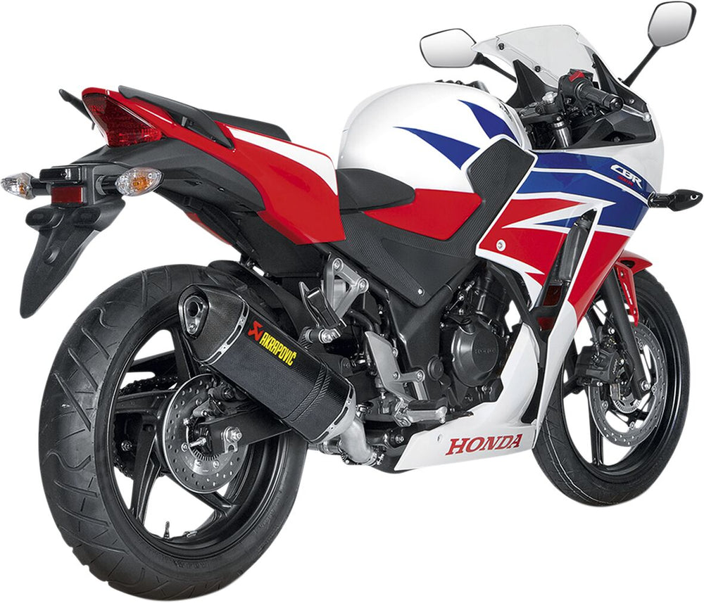 Silencieux route Akrapovic CF/CF CBR300R pour Honda CBR 300 R et CBR 300 R ABS — réf 18112673