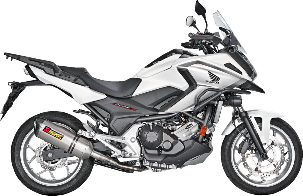 Silencieux route Akrapovic Ti/cf NC700X 2016 pour Honda INTEGRA 750 D ABS, NC 700 D ABS, NC 700 S ABS et 9 autres modèles — réf 18113157