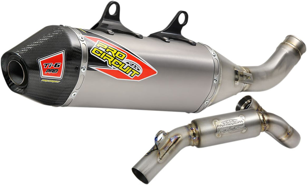 Ligne d'échappement tout-terrain Pro Circuit TI-6 0351845P pour Husqvarna FC 450 — réf 18201836