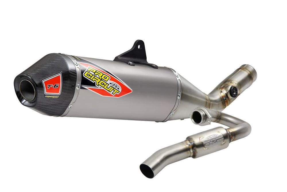 Ligne d'échappement tout-terrain Pro Circuit T6 Ss/ti/cfcap RMZ 250 pour Suzuki RM-Z 250 — réf 18201907