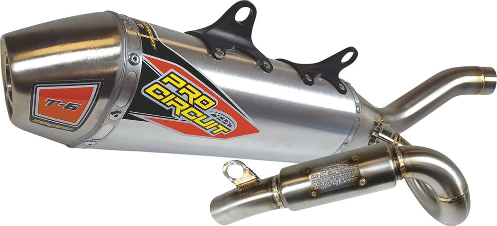 Ligne d'échappement tout-terrain Pro Circuit T6 KTM/HUS450 '23 pour Husqvarna FC 450 — réf 18202020