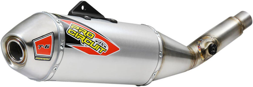 Silencieux tout-terrain Pro Circuit T-6 0121945A pour Kawasaki KX 450, KX 450 F et KX 450 X — réf 18211891