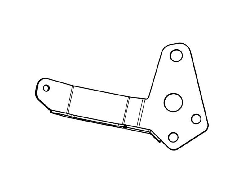 Pièces de rechange d'échappement Akrapovic Support Silencieux SS — réf 18601218