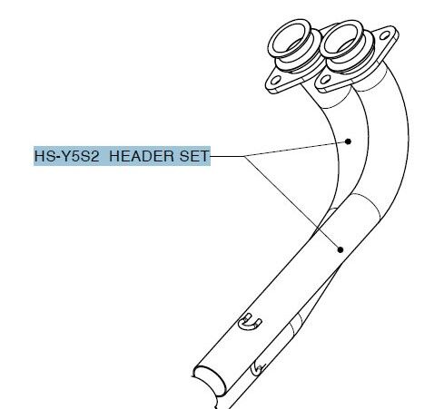 Akrapovic Headpipe Kit SS T-max