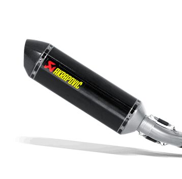 Pièces de rechange d'échappement Akrapovic Silencieux RPL CF Z1000 pour Kawasaki Z 1000 ABS, Z 1000 SX, Z 1000 SX ABS et 1 autres modèles