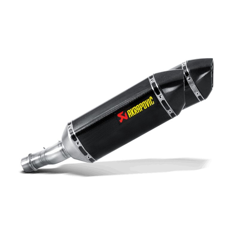 Pièces de rechange d'échappement Akrapovic Silencieux R CF pour Kawasaki Z 1000 ABS, Z 1000 SX et Z 1000 SX ABS — réf 18601756