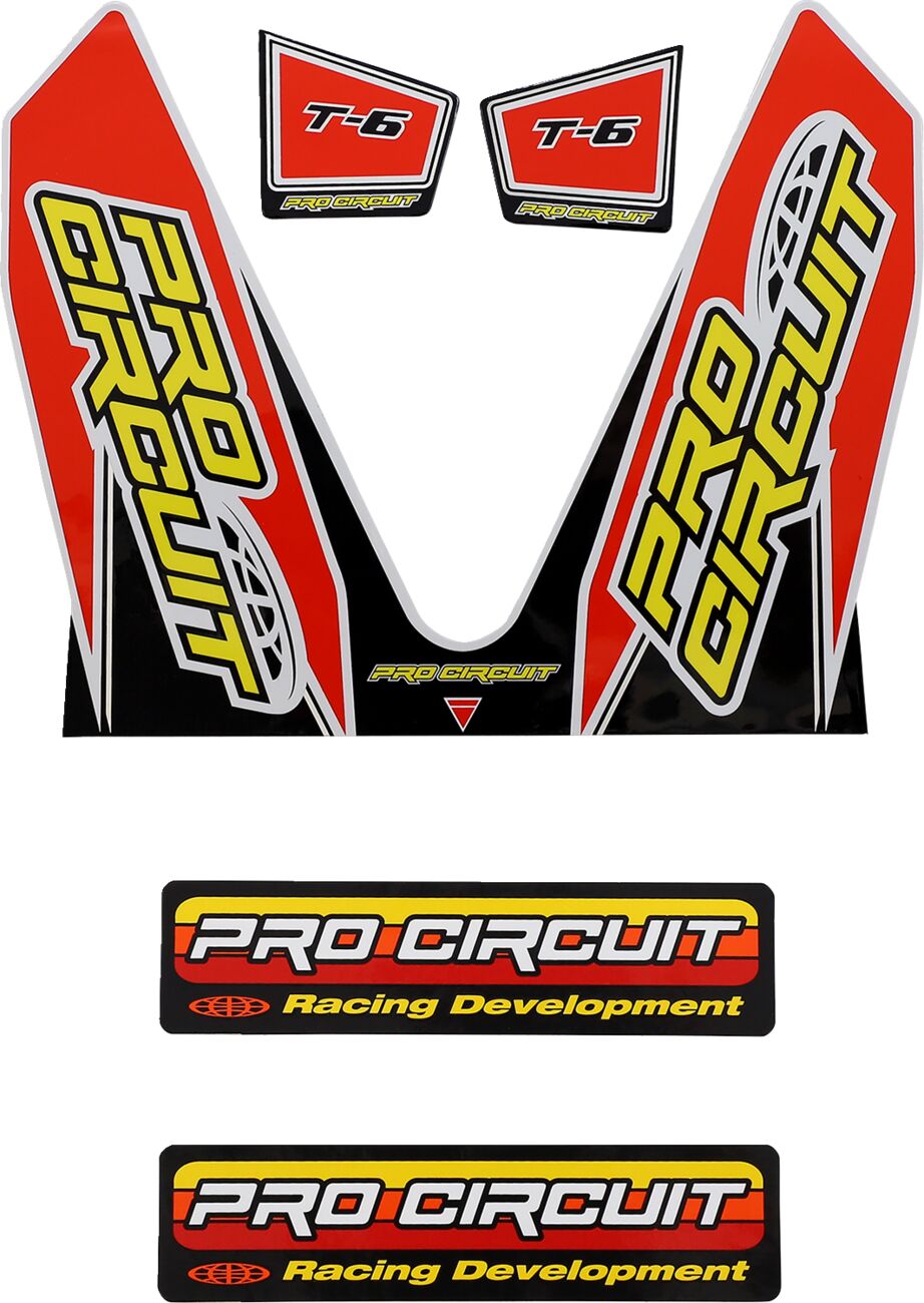 Pro Circuit Autocollant T6 Mini 110