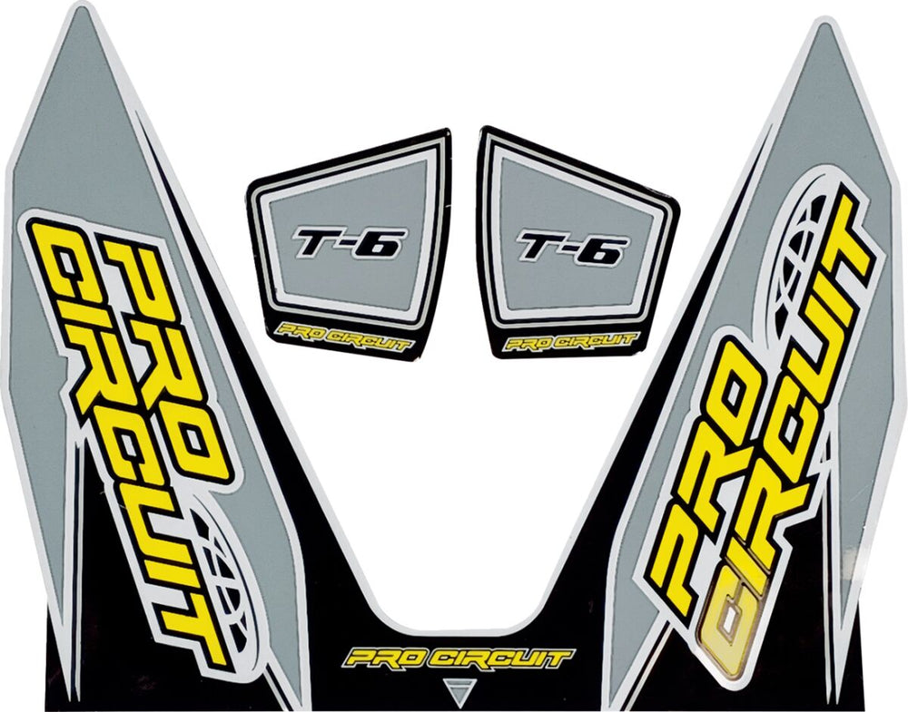 Pro Circuit Autocollant T6 Gray