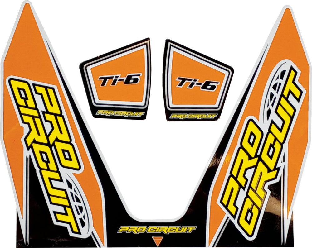 Pro Circuit Autocollant TI6 Orange