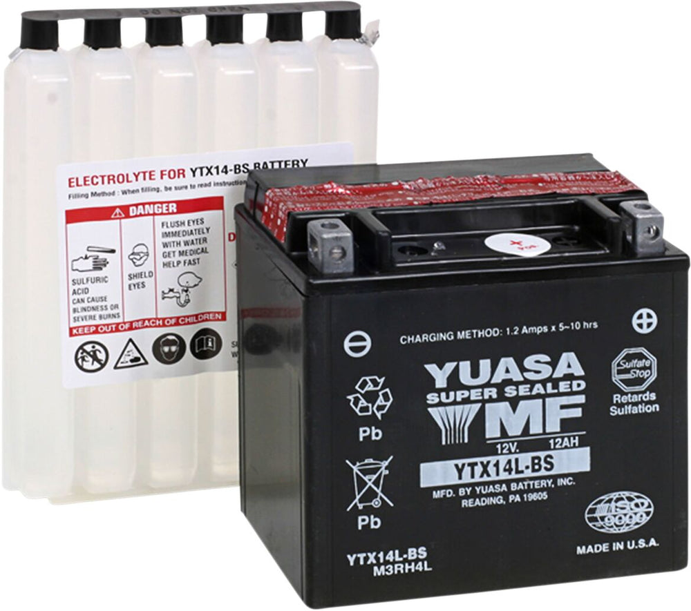 Yuasa Batterie Yuasa MF YTX14L-BS