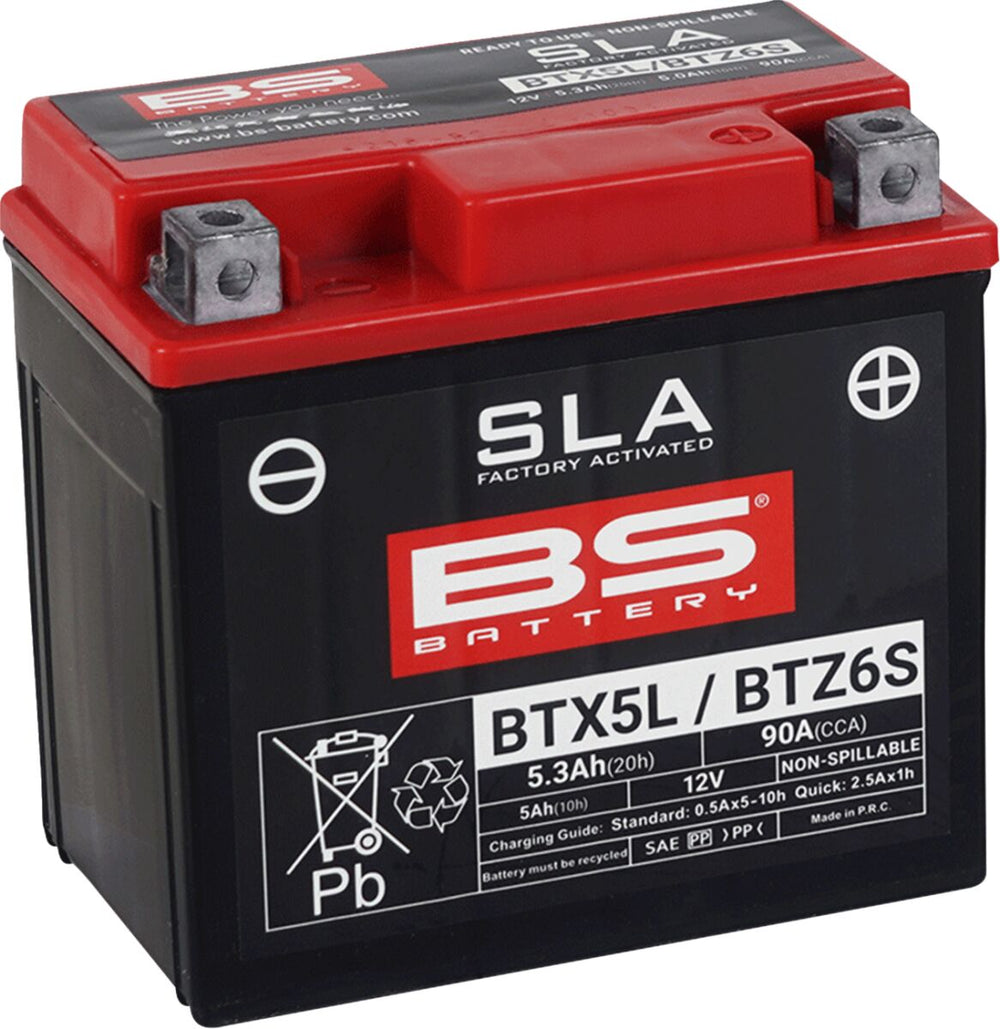 BS Battery Batterie BS BTX5L/BTZ6S Sla