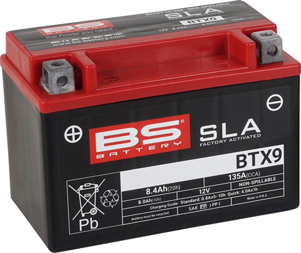 BS Battery Batterie BS BTX9 Sla
