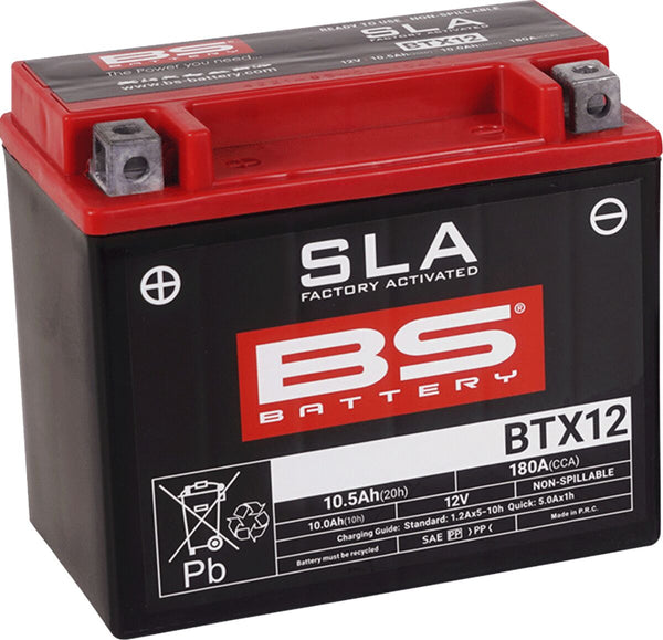 BS Battery Batterie BS BTX12 Sla