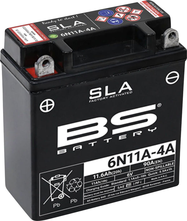 BS Battery Batterie BS 6N11A-4A Sla