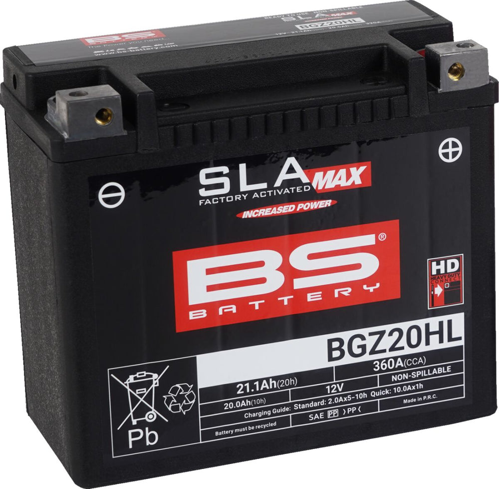 BS Battery Batterie BS BGZ20HL Sla Max