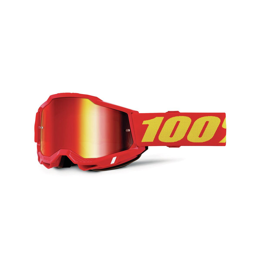 Masque cross 100% ACCURI2 Junior Rouge Mirr — réf 26012872