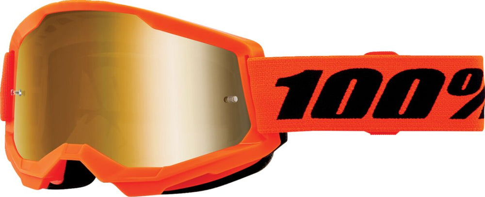 100% Goggle Strata 2 JNR Neon Org M