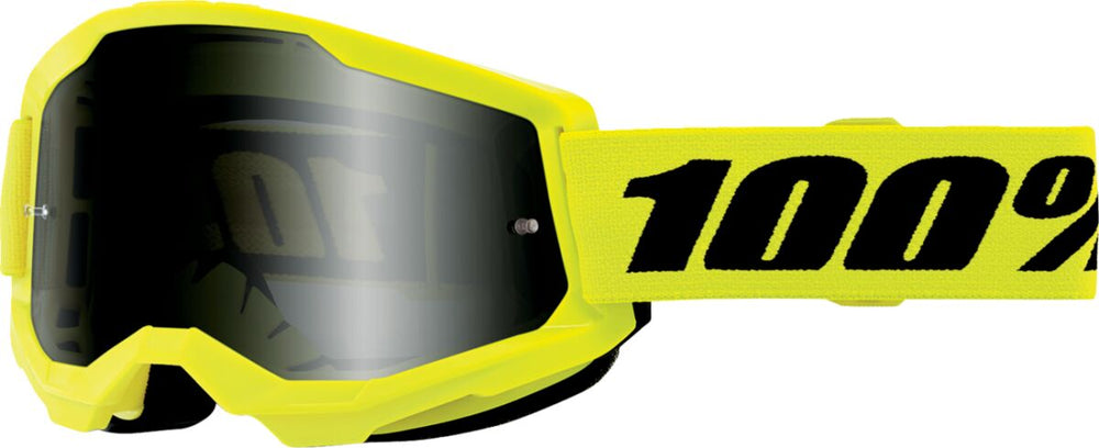 Masque cross 100% Strata 2 Sand Neon Yell — réf 26013525