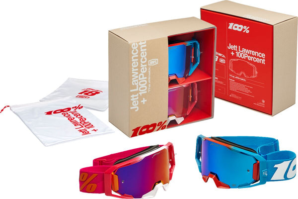 100 percent ARmatic Jett Lawrence Limited Edition Goggle Pack