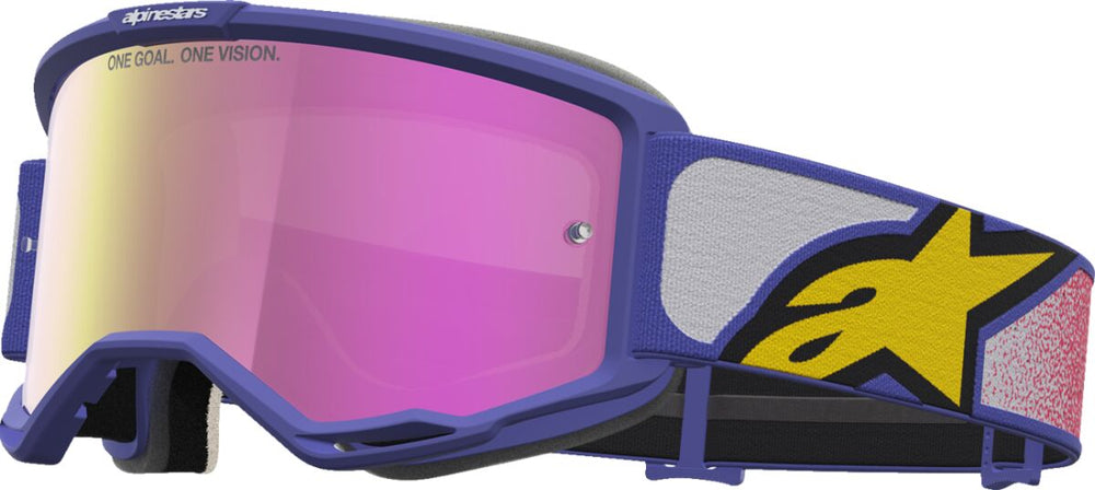 Alpinestars Goggle Vision 5 Drag Rouge Purpl