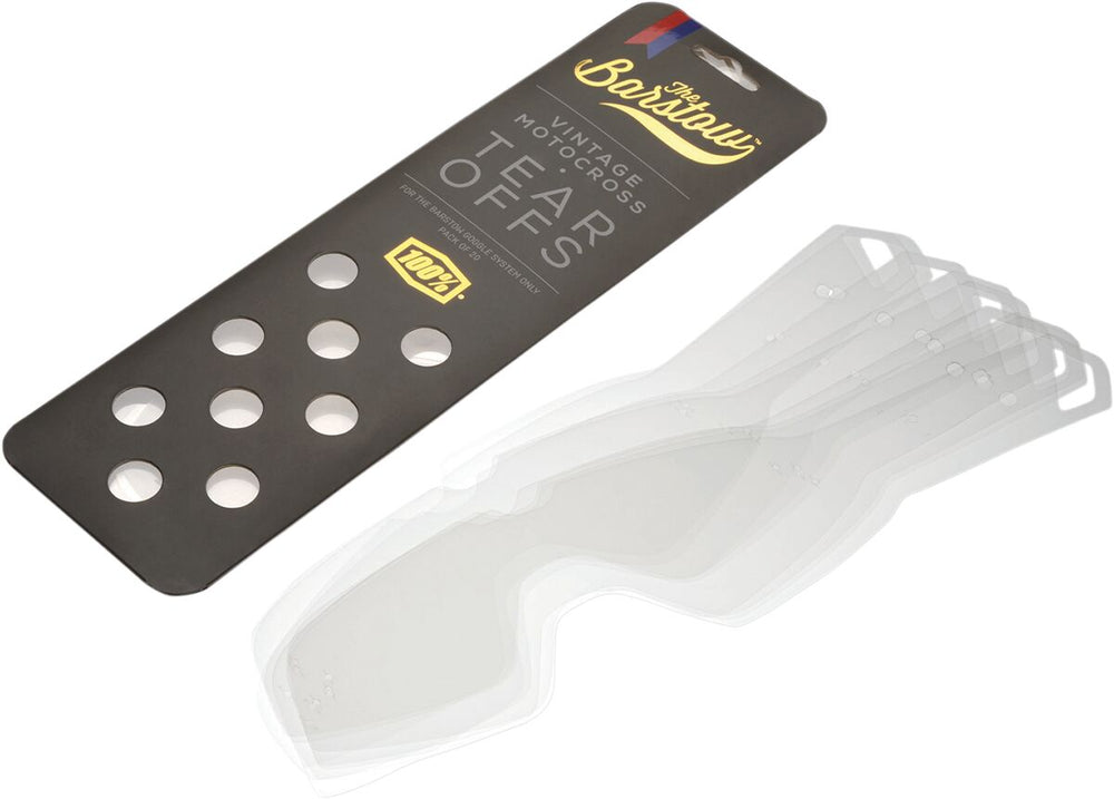 100% Tear-offs Barstow 20PK