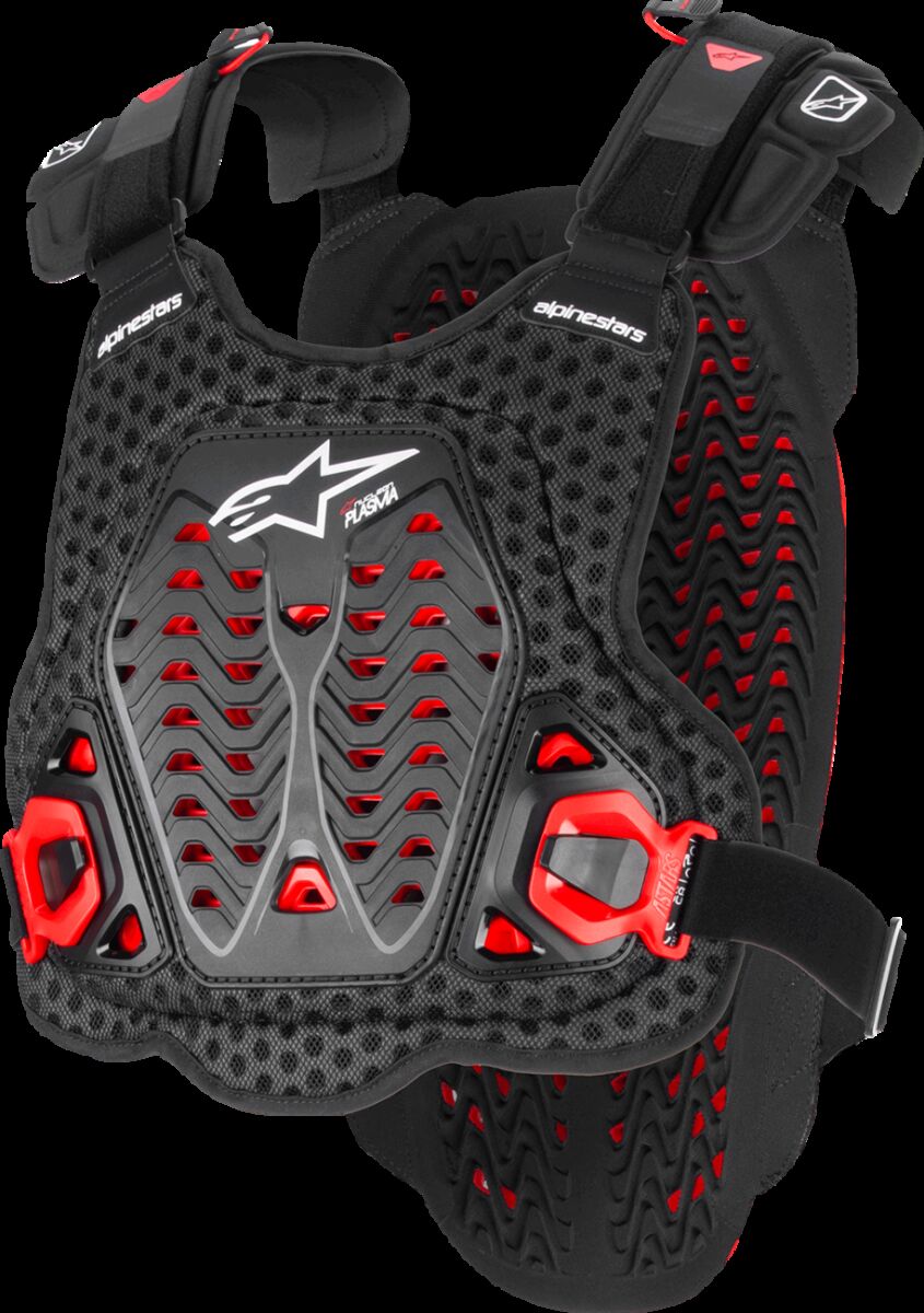 Pare-pierres Alpinestars 5 Plasma Chest Pro Blk/rd/wh — réf 27011383