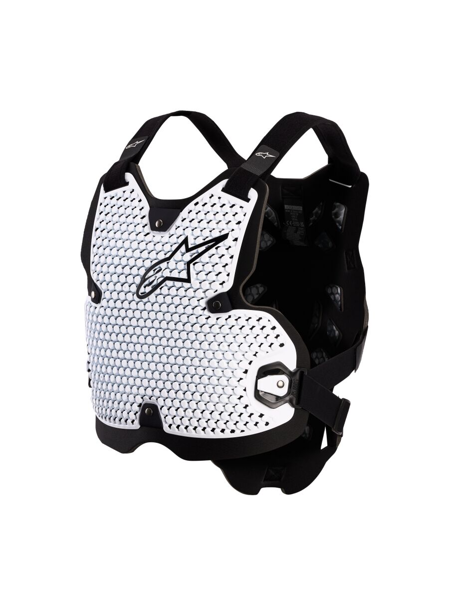 Pare-pierres Alpinestars Bio Action V2 Chest Pro WT/BK — réf 27011550