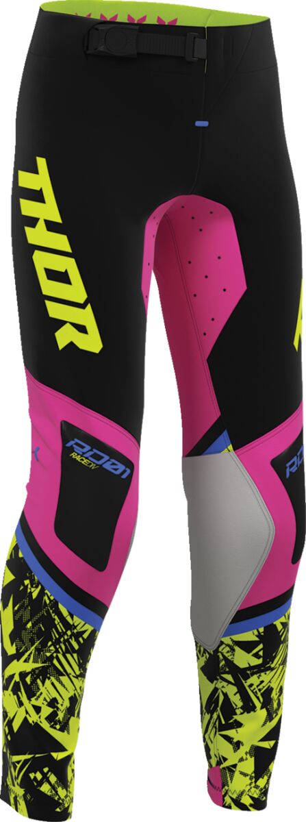 Thor Pant Yth Sportmode Punkd Bk/fu