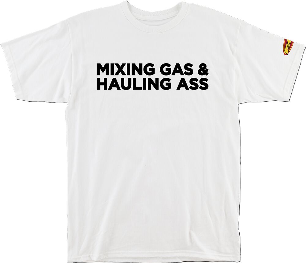FMF Tee Gass Blanc XL