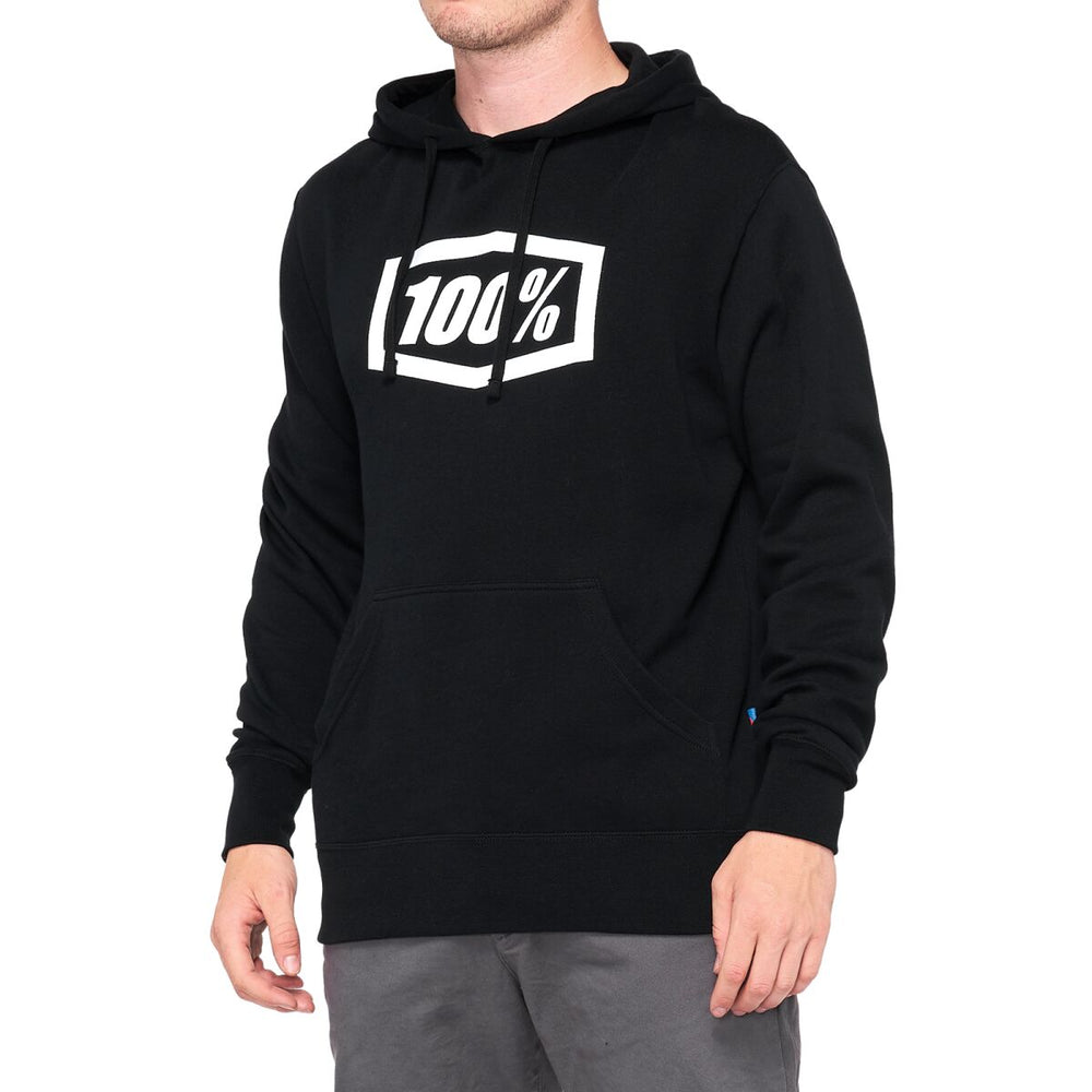 100% Hoody Icon BK MD