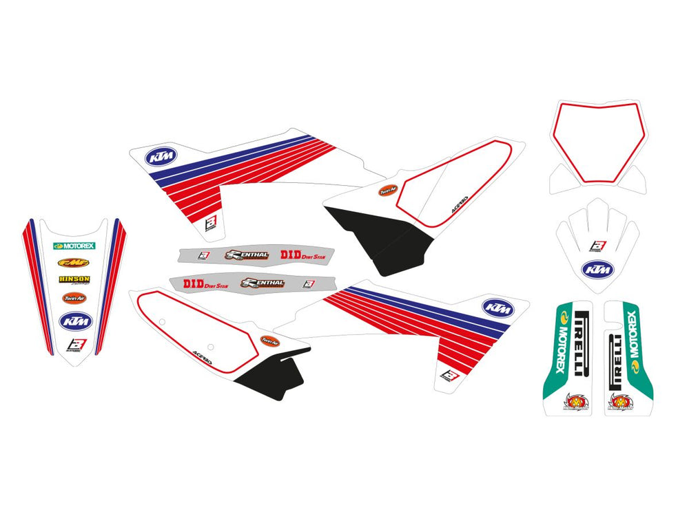 Blackbird Racing Kit déco rétro avec housse de selle