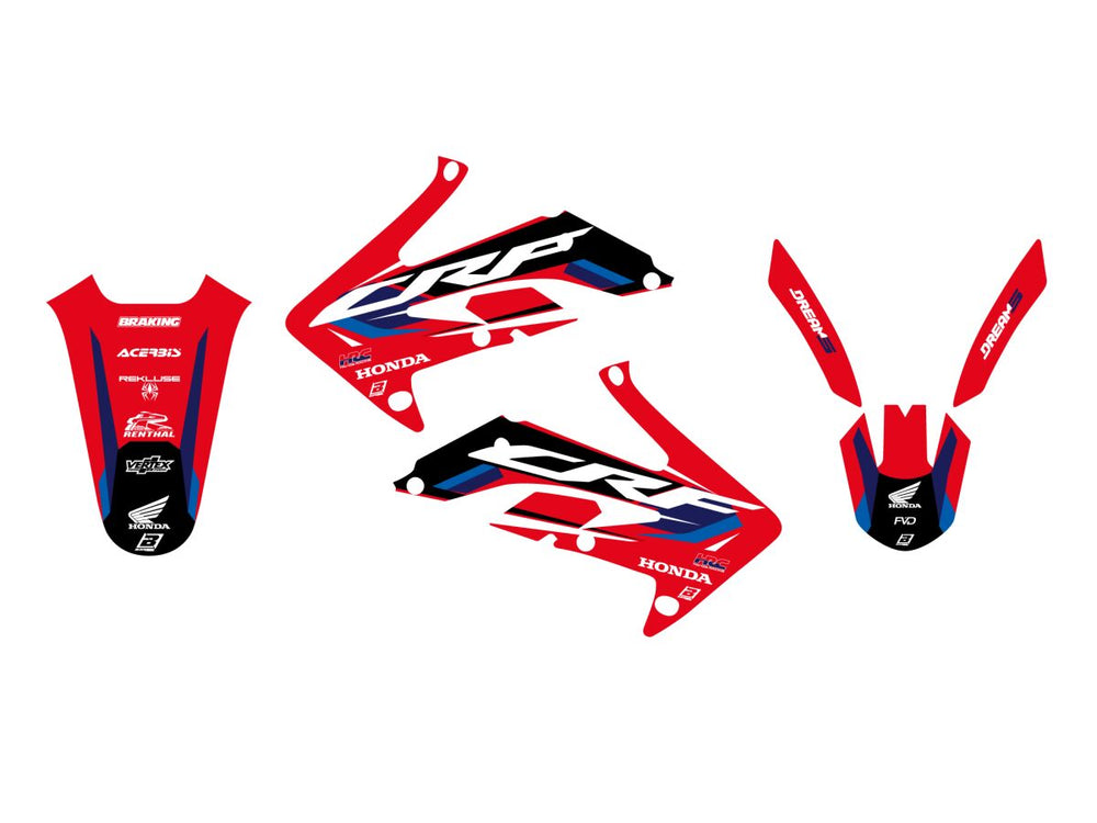 Kit déco tout-terrain Blackbird Dream 5 CRF450 05 pour Honda CRF 450 R et CRF 450 X — réf 43027303