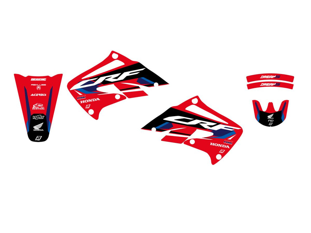 Blackbird Graphic Kit Dream 5 CRF450 02
