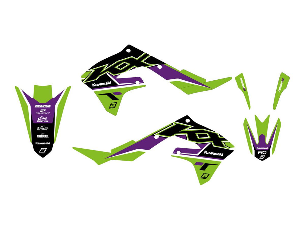 Blackbird Graphic Kit Dream 5 KXF450 19